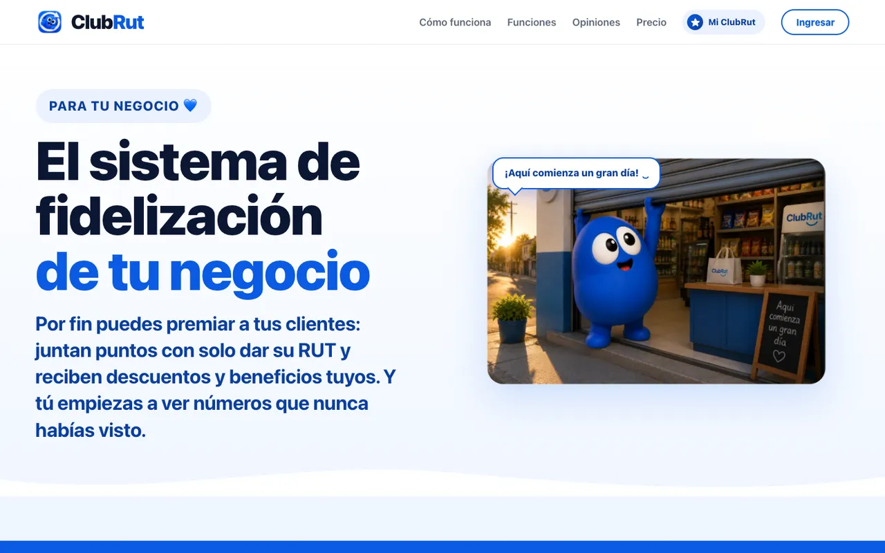Captura de pantalla de ClubRut